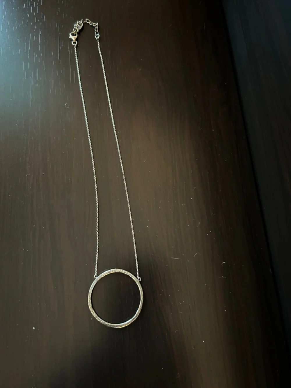 Sterling Silver Duomo Circle Pendant Necklace - Picture 2 of 6